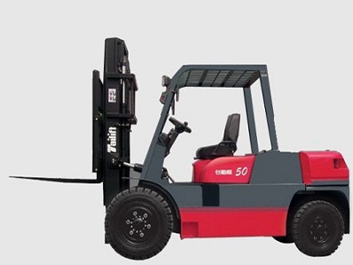 大噸位臺(tái)勵(lì)福5噸平衡重叉車(chē)